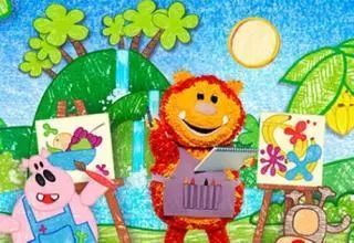 适合幼儿学画画的视频《Get Squiggling彩色乐园》英文版一二三季百度网盘下载